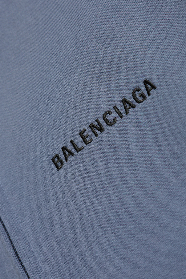 Balenciaga BLUE Sweatshirt with logo 5