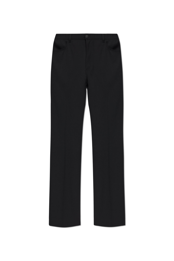 Balenciaga BLACK Wool trousers 1