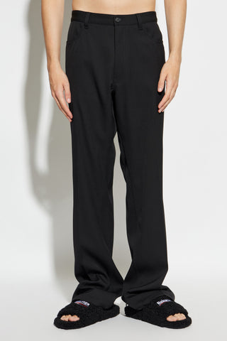 Balenciaga BLACK Wool trousers 3