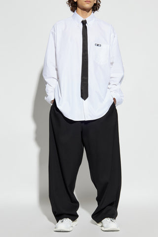 Balenciaga BLACK Wool trousers 2
