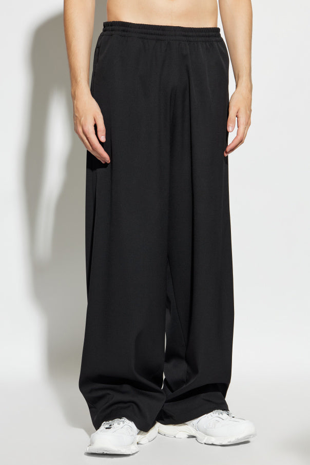 Balenciaga BLACK Wool trousers 3