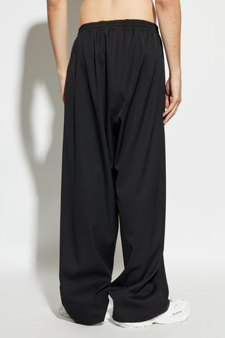 Balenciaga BLACK Wool trousers 4
