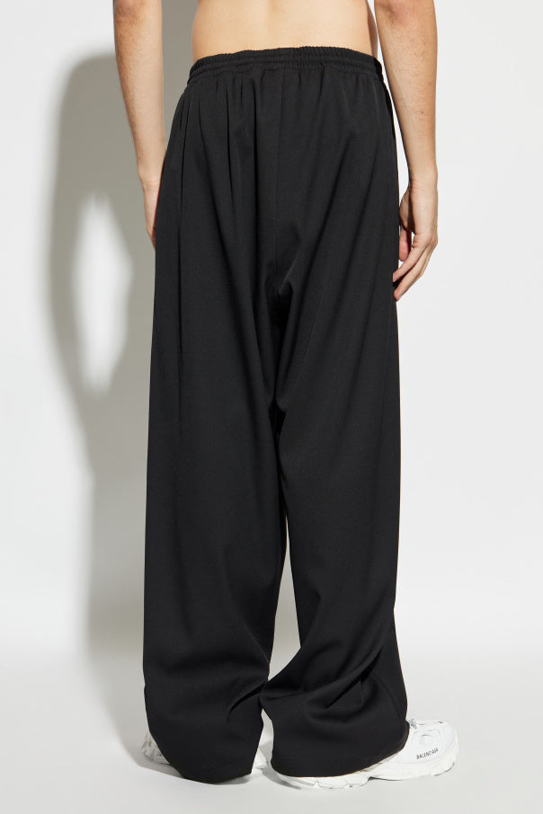 Balenciaga BLACK Wool trousers 4