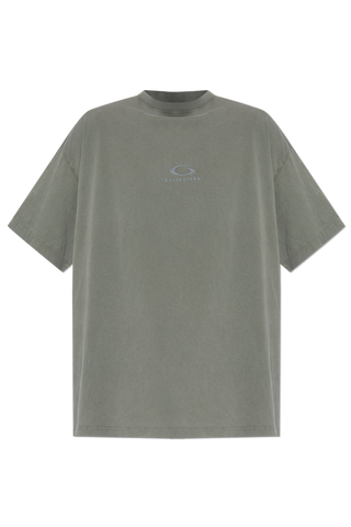 Balenciaga GREY T-shirt with logo 1