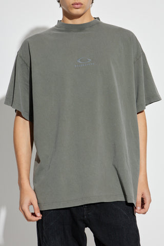 Balenciaga GREY T-shirt with logo 3