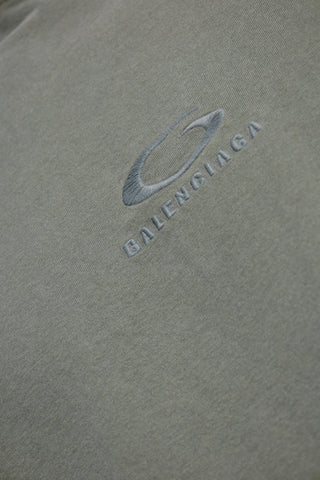 Balenciaga GREY T-shirt with logo 5