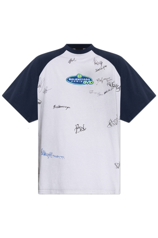 Balenciaga GREY T-shirt with print 1