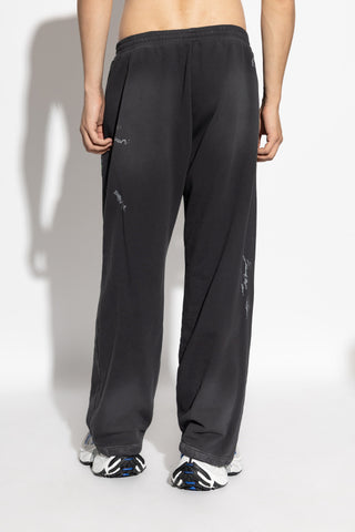 Balenciaga GREY Sweatpants with logo 4