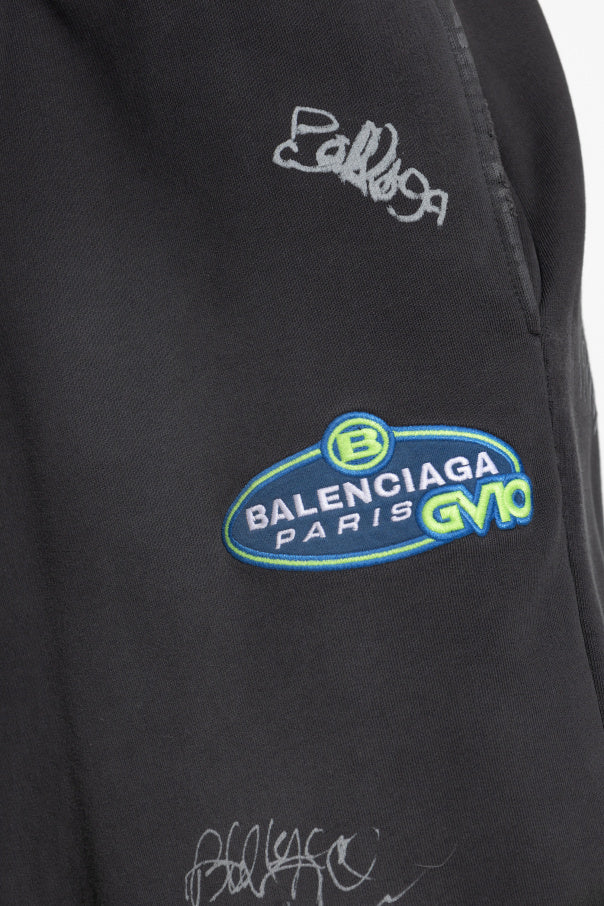 Balenciaga GREY Sweatpants with logo 5