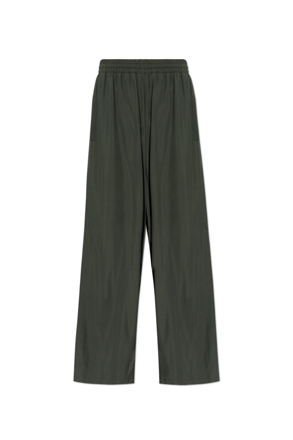 Balenciaga GREEN Trousers with pockets 1