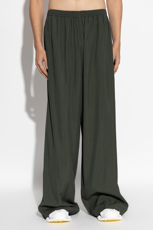 Balenciaga GREEN Trousers with pockets 3