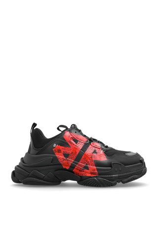 Balenciaga BLACK Sports shoes "Triple S" 1