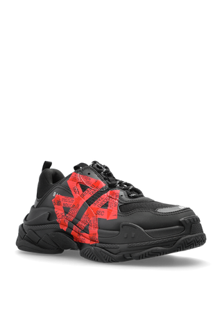 Balenciaga BLACK Sports shoes "Triple S" 4