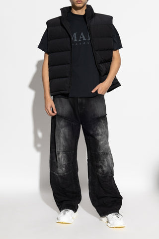 Balenciaga BLACK T-shirt with a vintage effect 2