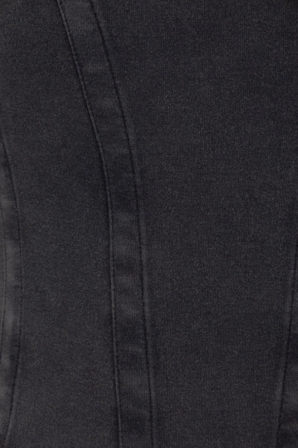 Balenciaga GREY Top with an asymmetric hem 5