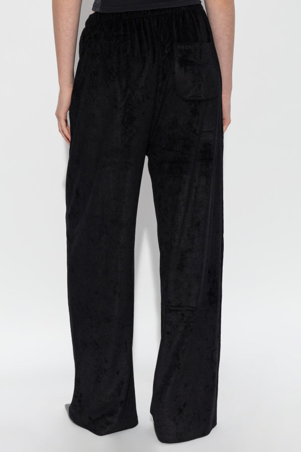 Balenciaga BLACK Corduroy trousers 4