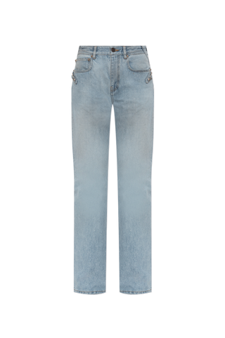 Balenciaga light blue Jeans with 'vintage' effect 1