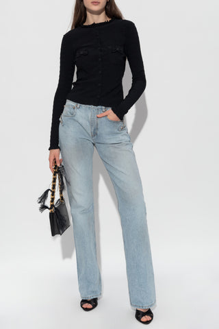 Balenciaga light blue Jeans with 'vintage' effect 2