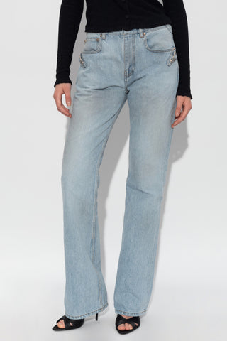 Balenciaga light blue Jeans with 'vintage' effect 3