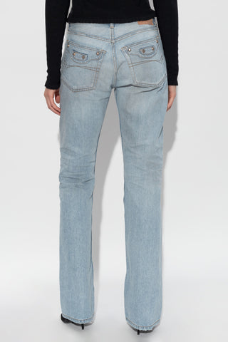 Balenciaga light blue Jeans with 'vintage' effect 4