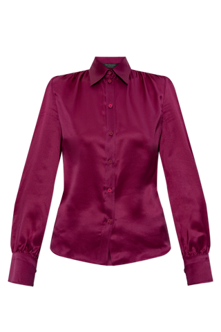 Balenciaga PURPLE Silk shirt 1