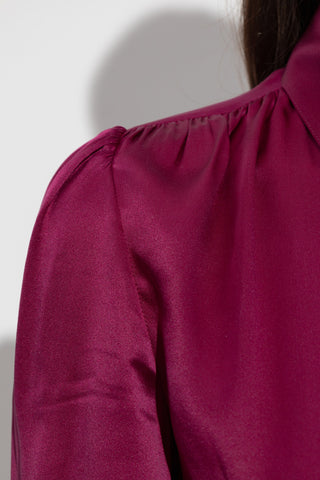 Balenciaga PURPLE Silk shirt 5
