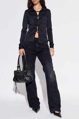 Balenciaga BLACK Jeans with a vintage effect 2