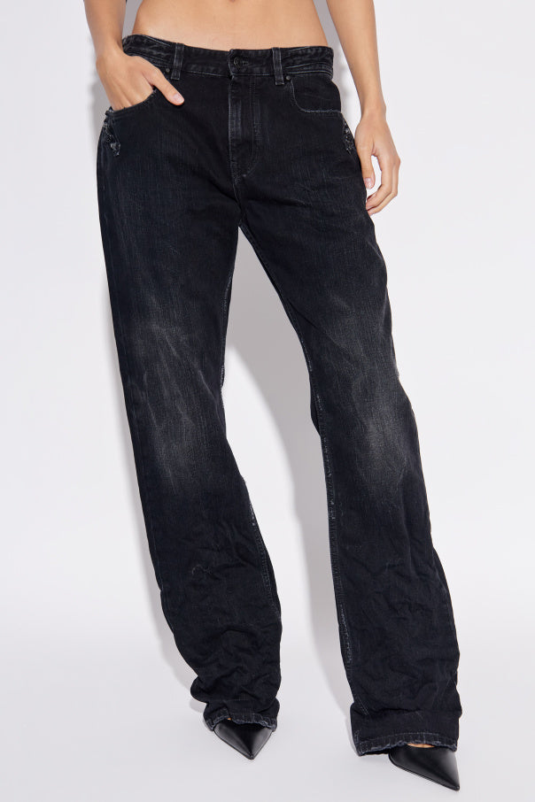 Balenciaga BLACK Jeans with a vintage effect 3