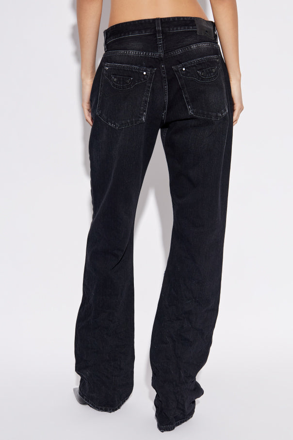 Balenciaga BLACK Jeans with a vintage effect 4