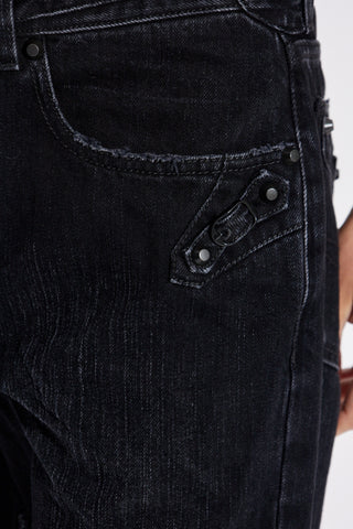 Balenciaga BLACK Jeans with a vintage effect 5