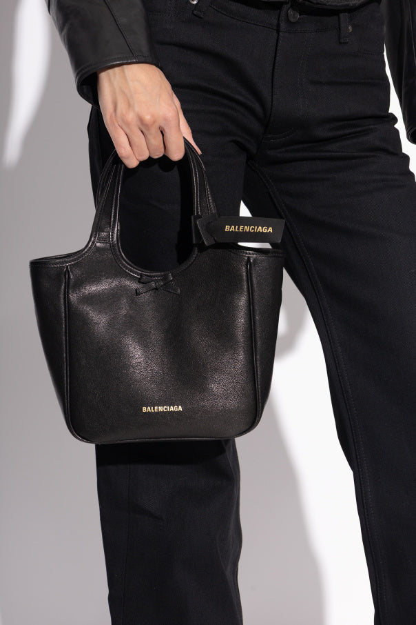Balenciaga BLACK 'Laundrette Small' handbag 2