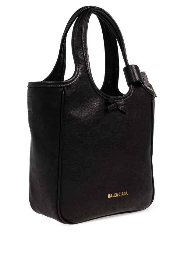 Balenciaga BLACK 'Laundrette Small' handbag 4