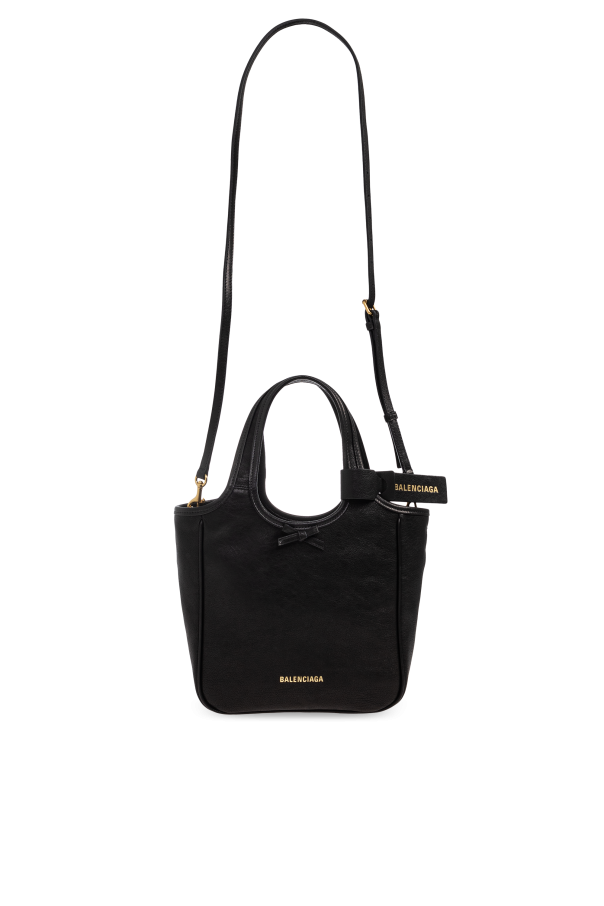 Balenciaga BLACK 'Laundrette Small' handbag 7