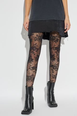 Balenciaga BLACK Lace tights 3