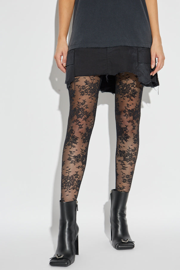Balenciaga BLACK Lace tights 3