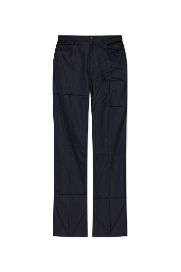 Balenciaga NAVY BLUE Wool trousers 1