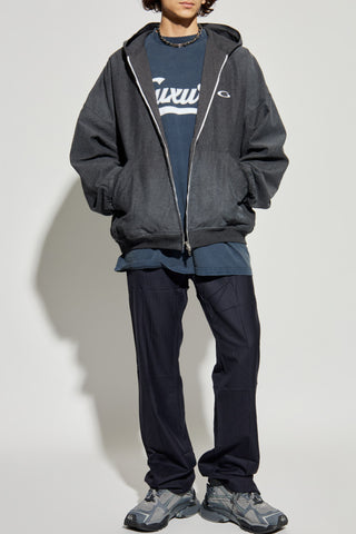 Balenciaga NAVY BLUE Wool trousers 2