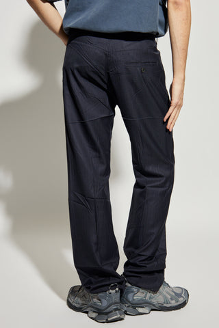 Balenciaga NAVY BLUE Wool trousers 4