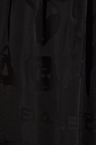 Balenciaga BLACK Trousers with logo 5