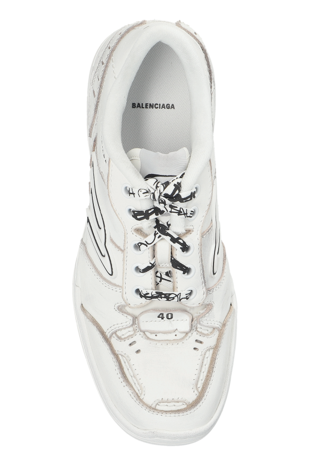 Balenciaga WHITE Hamptons sports shoes 6