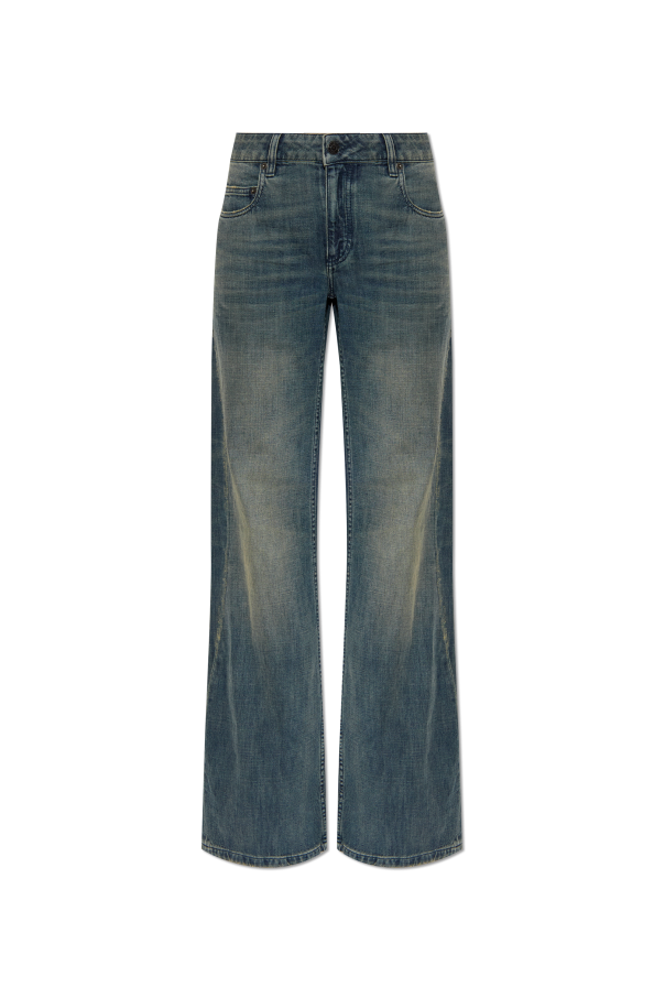 Balenciaga BLUE Jeans with logo 1