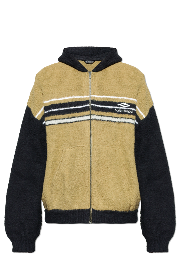 Balenciaga GREEN Sweatshirt with logo 1