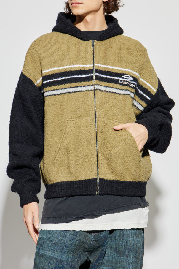 Balenciaga GREEN Sweatshirt with logo 3