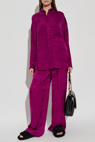 Balenciaga PINK Wide-leg trousers 2