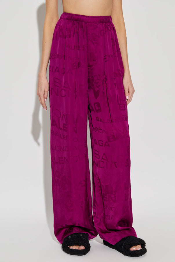 Balenciaga PINK Wide-leg trousers 3