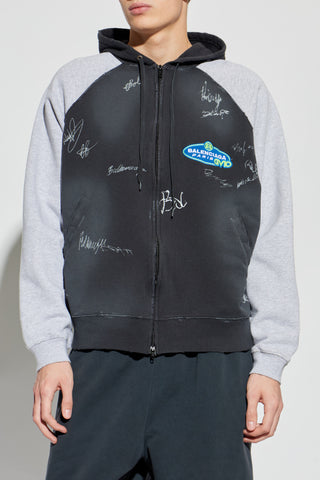 Balenciaga GREY Sweatshirt with print 3