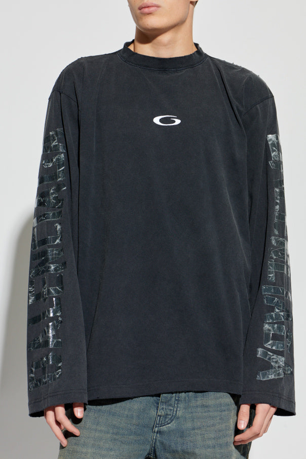 Balenciaga GREY Long sleeve T-shirt 3