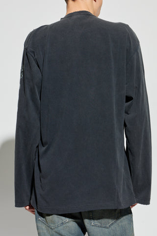 Balenciaga GREY Long sleeve T-shirt 4