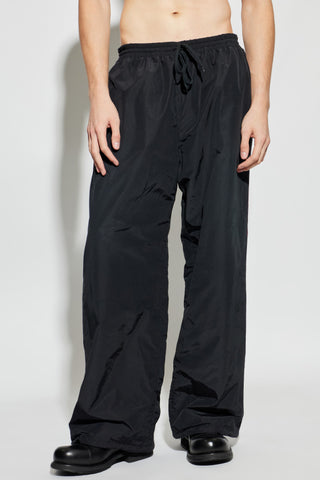 Balenciaga BLACK Trousers with logo 3