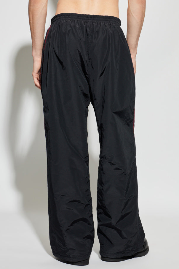 Balenciaga BLACK Trousers with logo 4